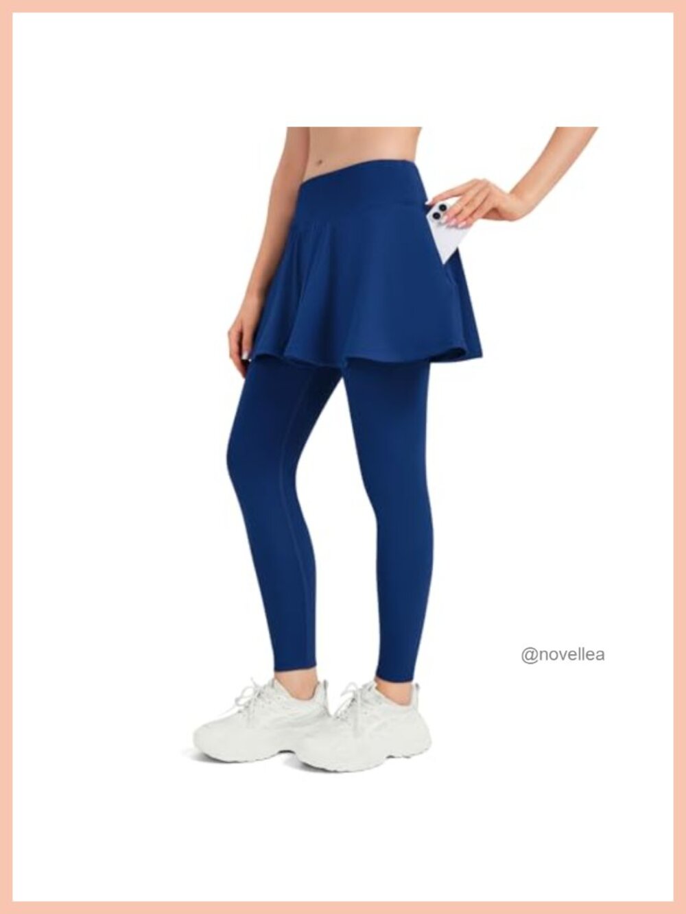 Pleated Tennis Skirted Leggings High Waisted Athletic Skort with Pockets